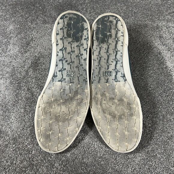 Frye Gia Men’s Size 13 Teal Canvas With Leather Trim Low Casual Shoes Used main image 6